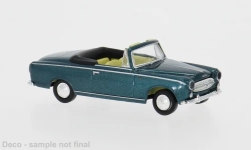 Brekina 29160 - H0 - Peugeot 403 Cabrio - türkisgrün